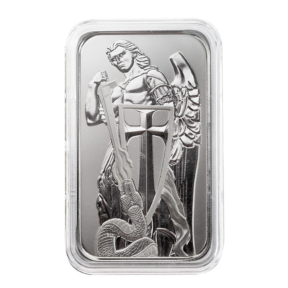 1 oz Scottsdale Mint Silver Bar - Archangel Michael