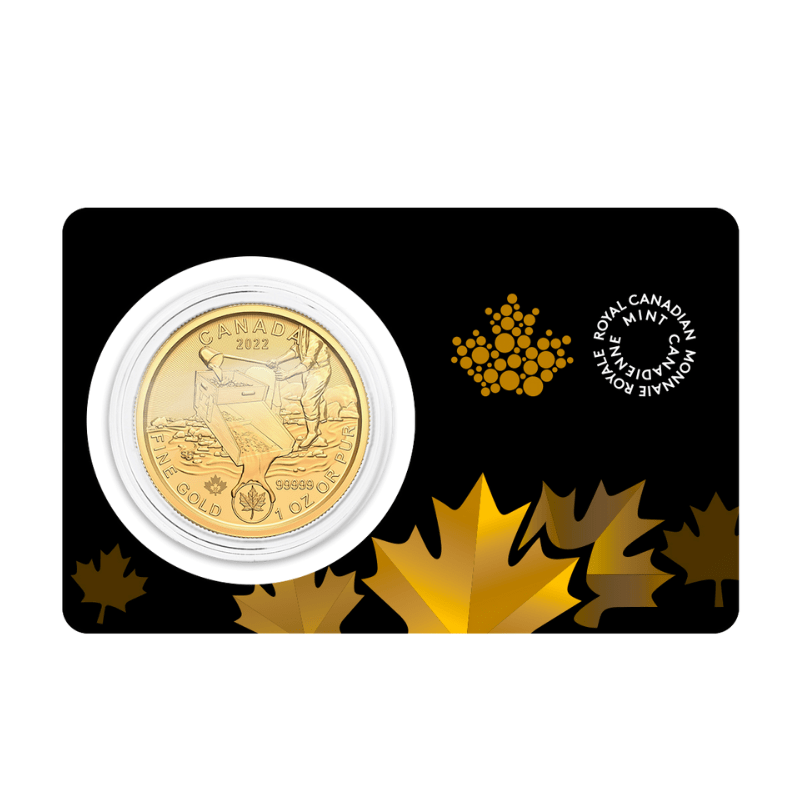 2022 1 oz RCM Klondike Gold Rush Coin | Free Shipping