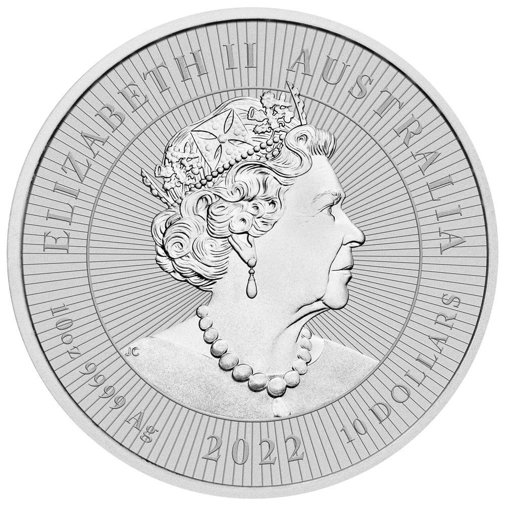 2022 10 oz Australian Piedfort Dingo Silver Coin - Next Generation Series