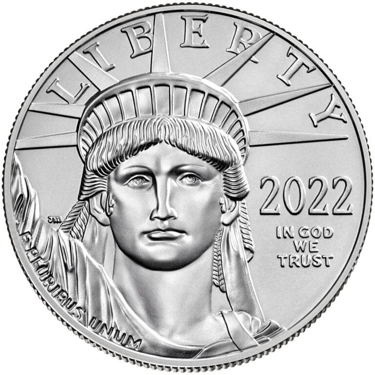 American Platinum Eagle Obverse