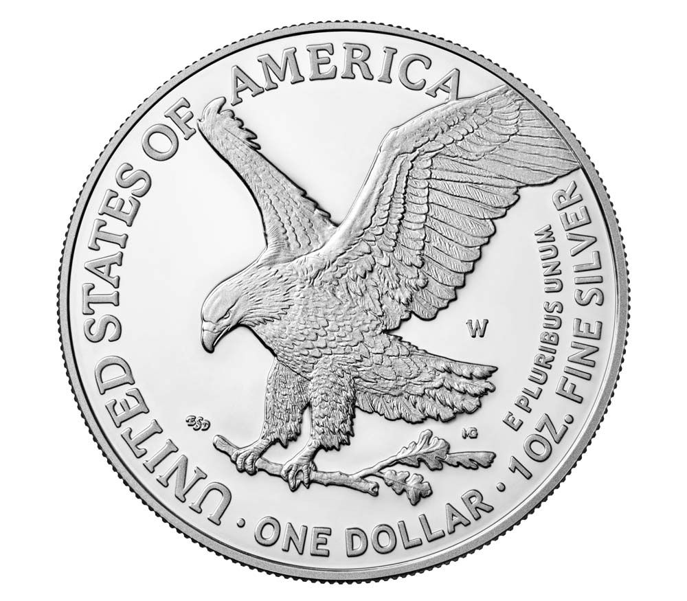 2022 1 oz American Silver Eagle Proof Coin w/Box & COA