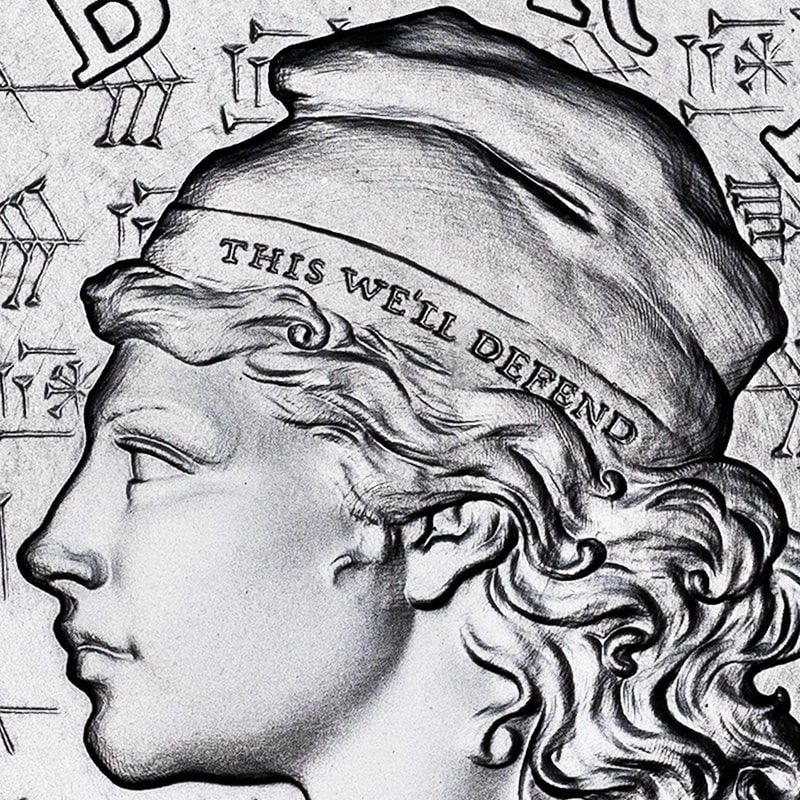 Buy 2022 2 oz Ama-Gi Liberty High Relief Silver Round | SD Bullion