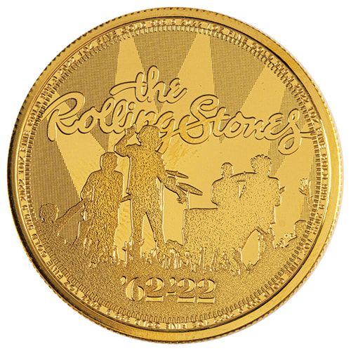 2022\u00201\u0020oz\u0020Music\u0020Legends\u0020Rolling\u0020Stones\u0020Gold\u0020Coin