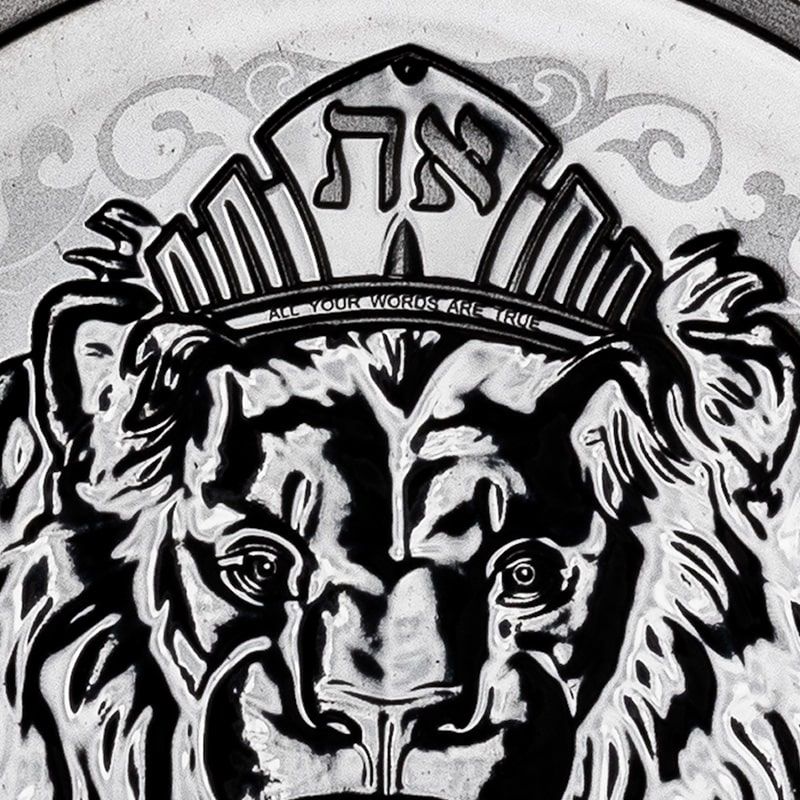 2022 1 oz Roaring Lion Reverse Proof Platinum Coin - COA #10