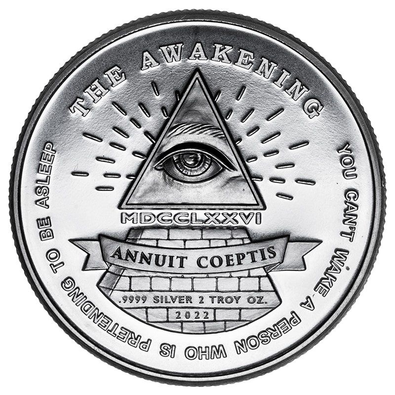 Buy 2022 2 oz Ama-Gi Liberty High Relief Silver Round | SD Bullion