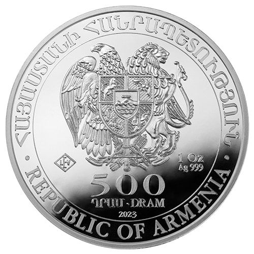 Buy 2023 Silver Armenia Noah's Ark 1 oz Coin | SD Bullion