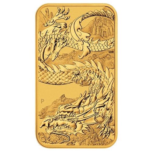 2023\u00201\u0020oz\u0020Dragon\u0020Rectangular\u0020Gold\u0020Coin