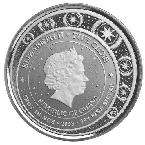2023 1 oz Ghana Unicorn Silver Coin