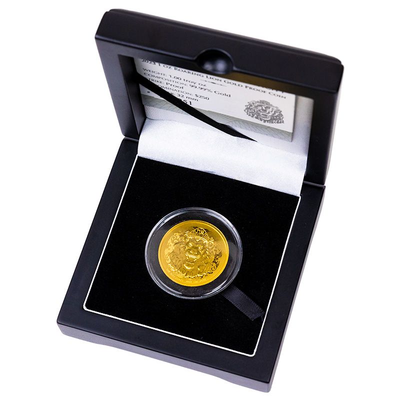 Buy 2023 1 oz Roaring Lion Proof Gold Coin | SD Bullion