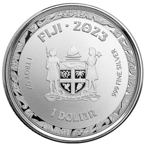 tamimoon鮮明 2023 1 oz Fiji Koi Fish Silver Coin