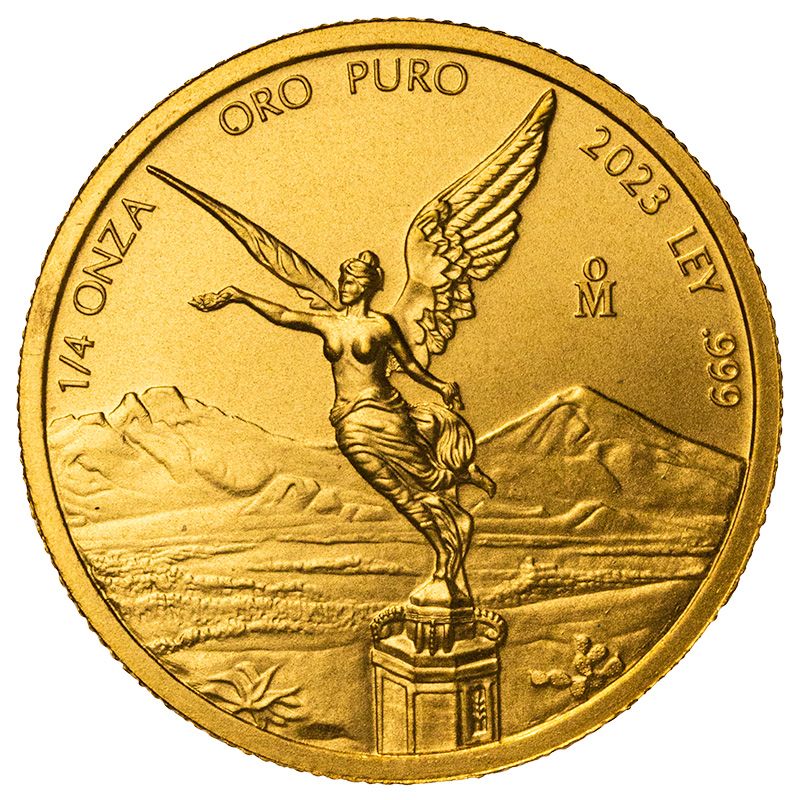 2023\u00201\u002F4\u0020oz\u0020Mexican\u0020Gold\u0020Libertad\u0020Coin\u0020BU