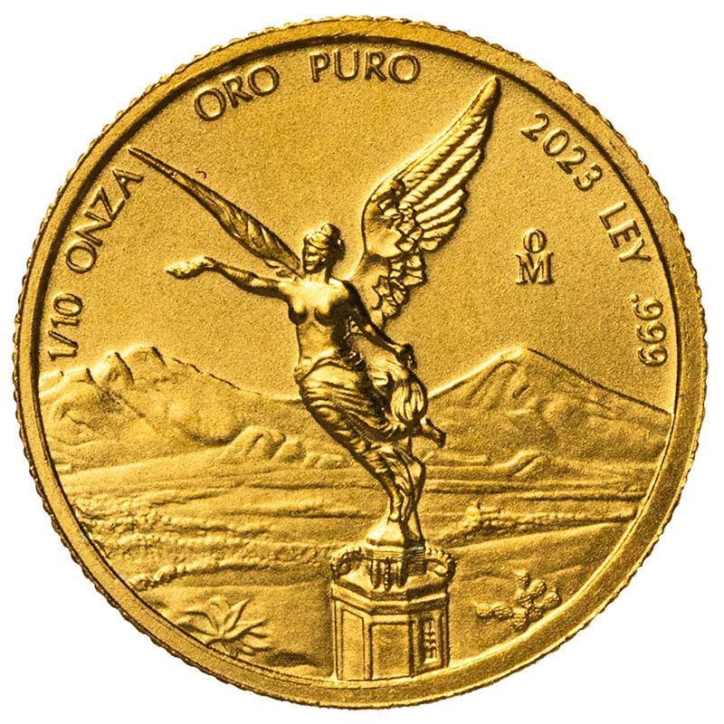 2023\u00201\u002F10\u0020oz\u0020Mexican\u0020Gold\u0020Libertad\u0020Coin\u0020BU