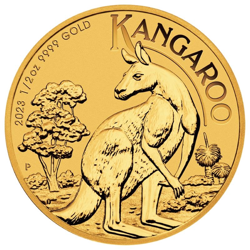 2023\u00201\u002F2\u0020oz\u0020Australian\u0020Gold\u0020Kangaroo\u0020Coin\u0020BU