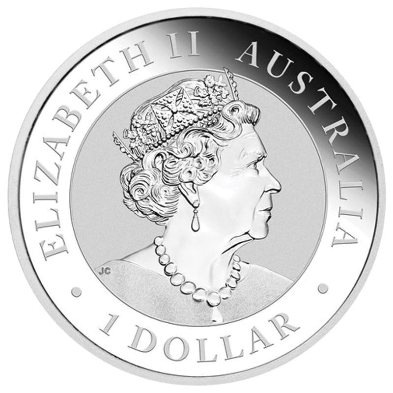 2023 PE Silver Kookaburra 1 oz Coin - Obverse