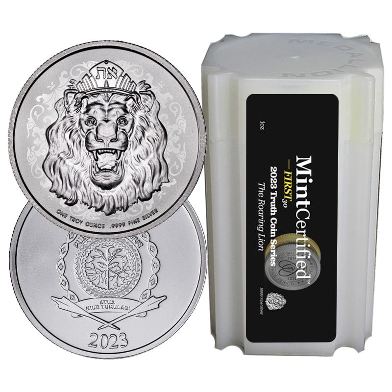 2023\u0020Roaring\u0020Lion\u0020Silver\u0020Coin\u0020Roll\u0020\u002D\u0020MintCertified\u2122\u0020FIRST30