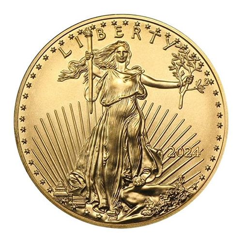 PCGS MS-70 First Strike 2024 1 oz American Gold Eagle Coin