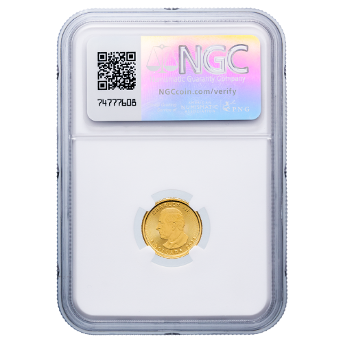 NGC MS-69 2024 1/10 oz Canadian Gold Maple Leaf Coin - Polar Bear Privy Mark