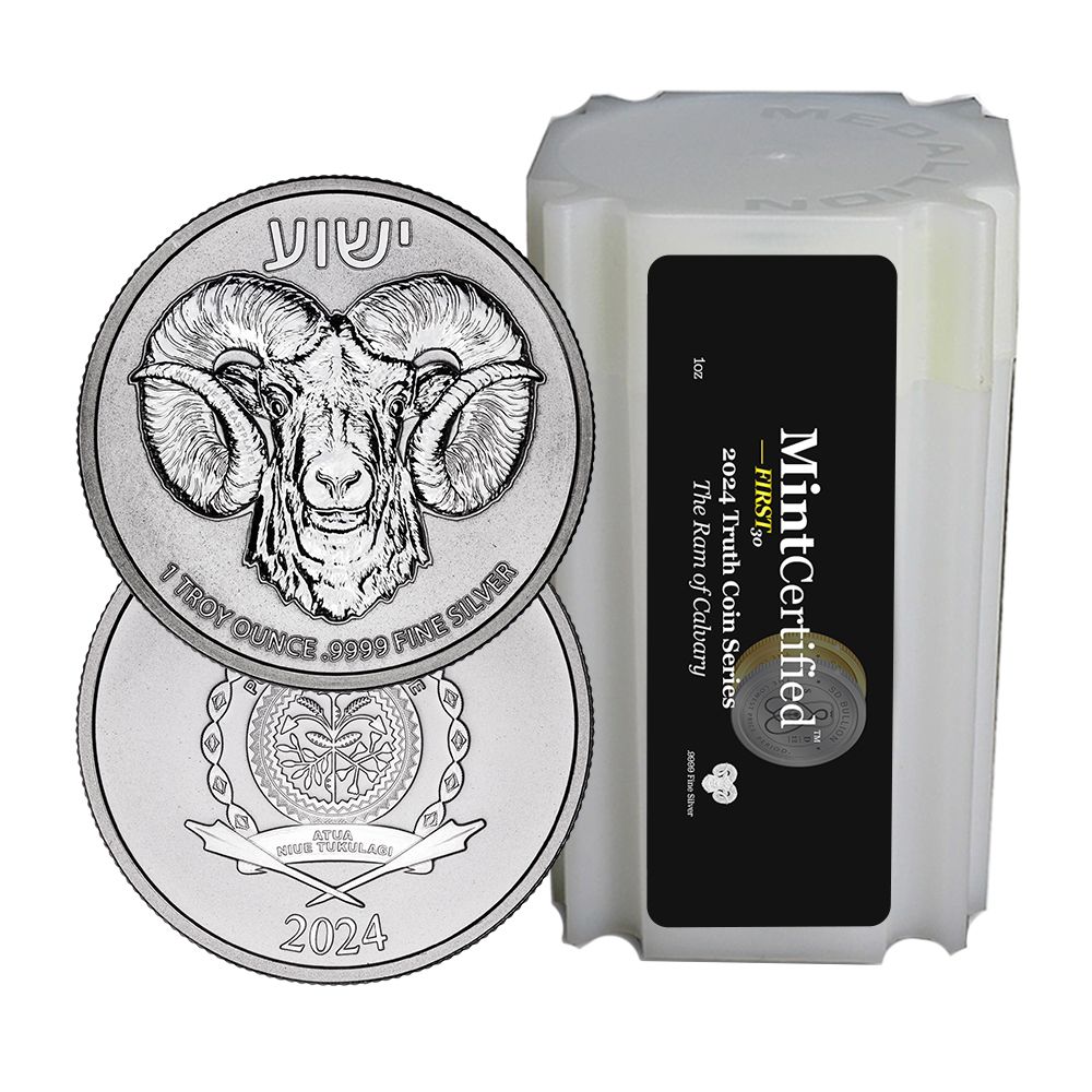 2024\u00201\u0020oz\u0020Ram\u0020of\u0020Calvary\u0020MintCertified\u2122\u0020FIRST30\u0020\u007C\u0020Sealed\u0020Tube