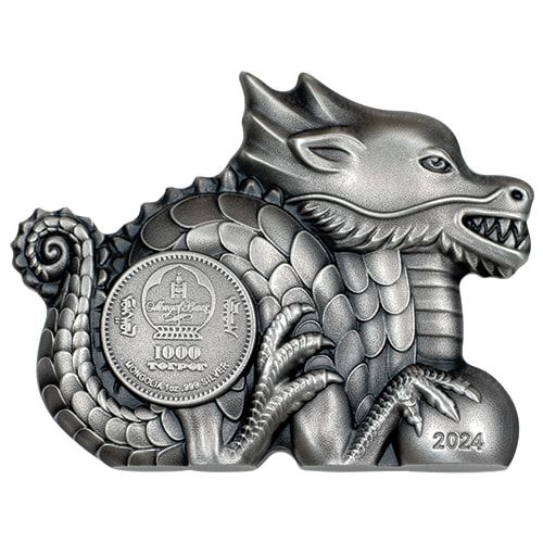 2024\u00201\u0020oz\u0020Mongolia\u0020Great\u0020Dragon\u0020Antique\u0020Silver\u0020Coin
