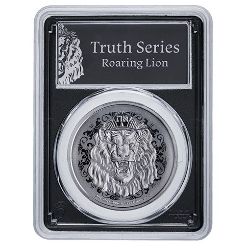 PCGS\u0020MS\u002D70\u0020First\u0020Strike\u0020Black\u0020Core\u00202024\u00201\u0020oz\u0020Roaring\u0020Lion\u0020Silver\u0020Coin\u0020\u0028Only\u0020100\u0020Made\u0029