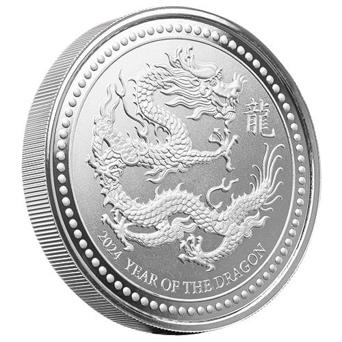 2024 2 oz Samoa Silver Dragon Coin