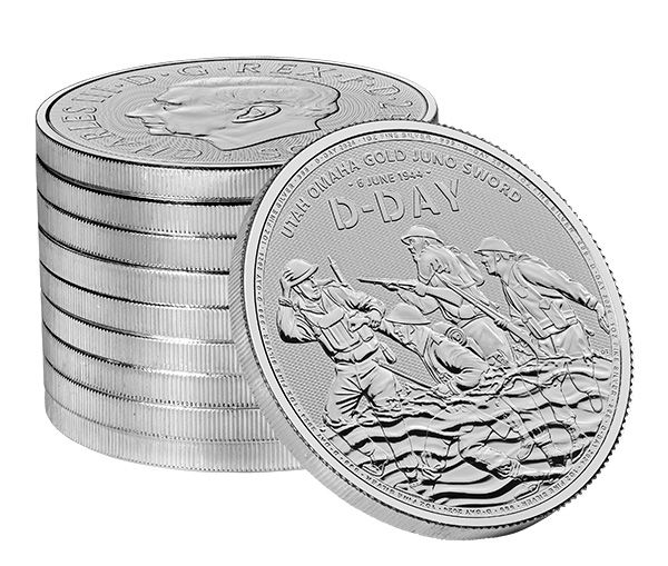 2024 1 oz D-Day Silver Coin - 80th Anniversary 
