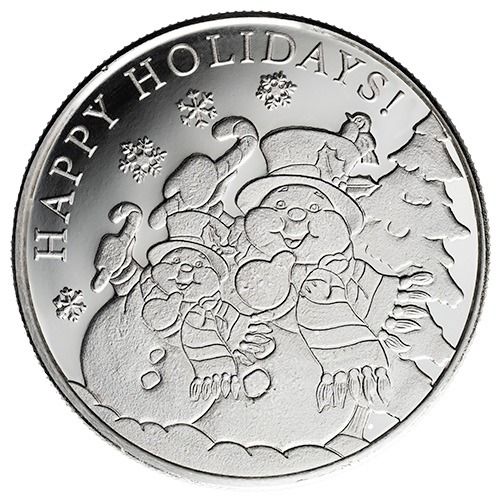 2024\u00201\u0020oz\u0020Snowman\u0020Silver\u0020Round