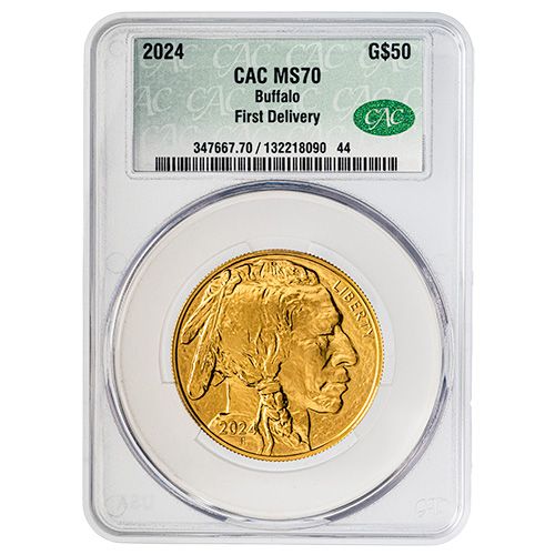 2024\u0020CAC\u0020MS\u002D70\u0020First\u0020Delivery\u00201\u0020oz\u0020American\u0020Buffalo\u0020Gold\u0020Coin