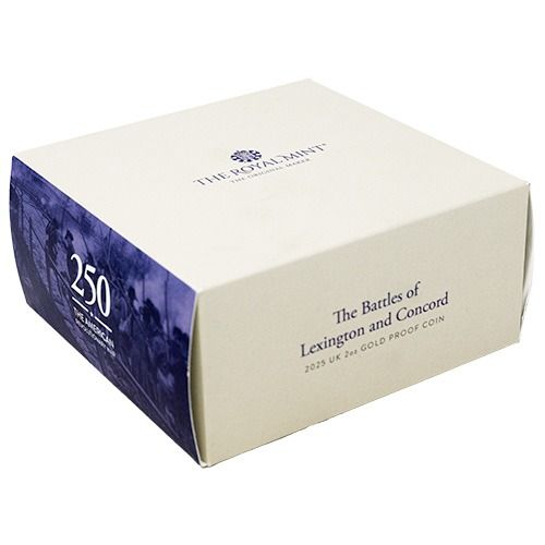 Buy 2025 2 oz The Battles of Lexington and Concord Proof