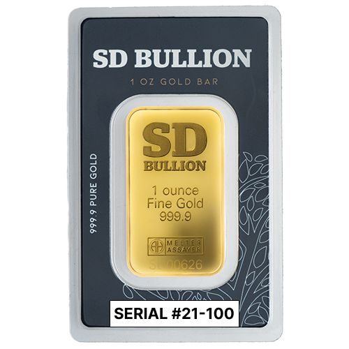 Serial\u0020\u002321\u002D100\u0020\u002D\u00201\u0020oz\u0020SD\u0020Bullion\u0020Cross\u0020and\u0020Flag\u0020Gold\u0020Bar