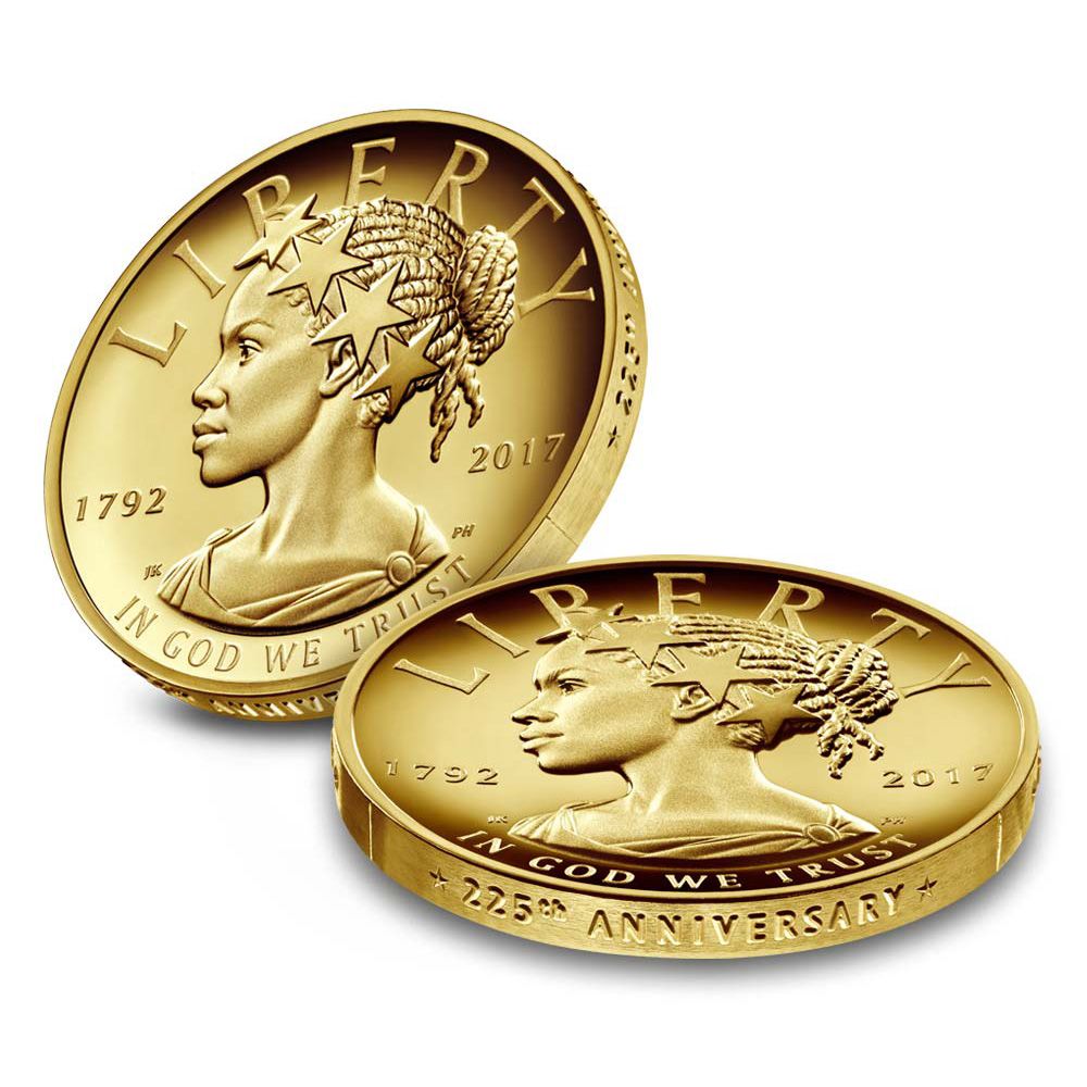 2017-W 1 oz American Liberty Gold High Relief Proof Coin - US Mint 225th Anniversary w/Box & COA