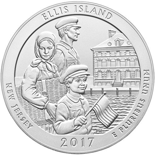 2017\u0020Ellis\u0020Island\u0020ATB\u00205\u0020oz\u0020Burnished\u0020Silver\u0020Coin\u0020\u002D\u0020America\u0020The\u0020Beautiful