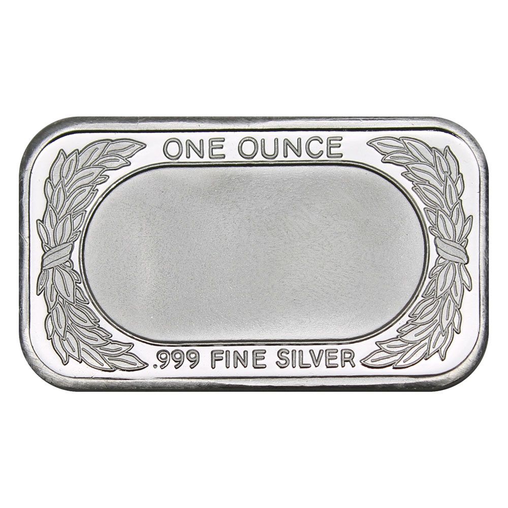 Because of the Brave 1 oz Silver Bar - Enameled Flag