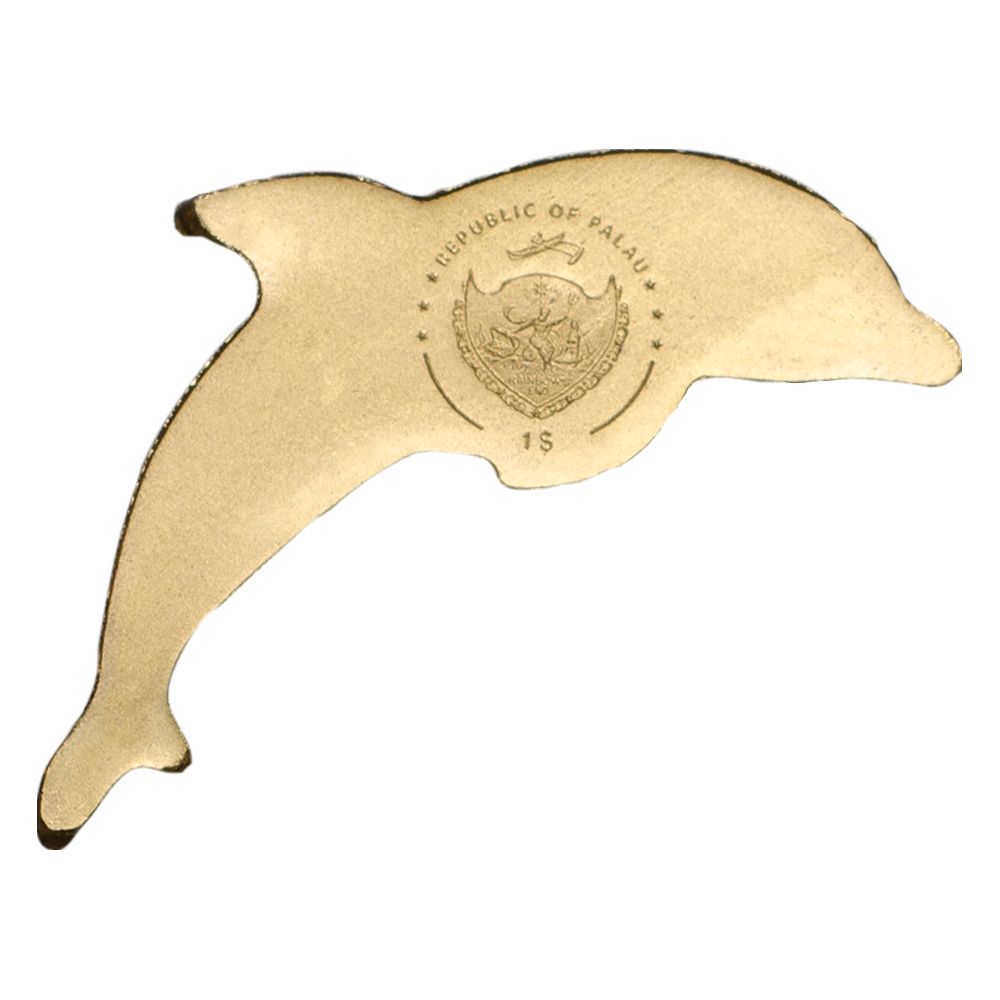 CIT Palau Gold Dolphin 0.5 Gram Coin