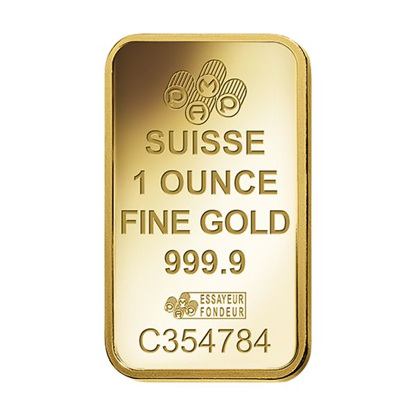 1 oz Pamp Suisse Lady Fortuna Gold Bar - In Assay