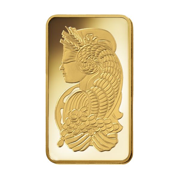 5 Gram Pamp Suisse Lady Fortuna Gold Bar In Assay
