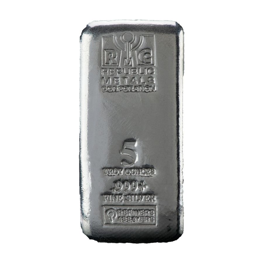 5 oz Republic Metals Silver Bar | Cast Bar