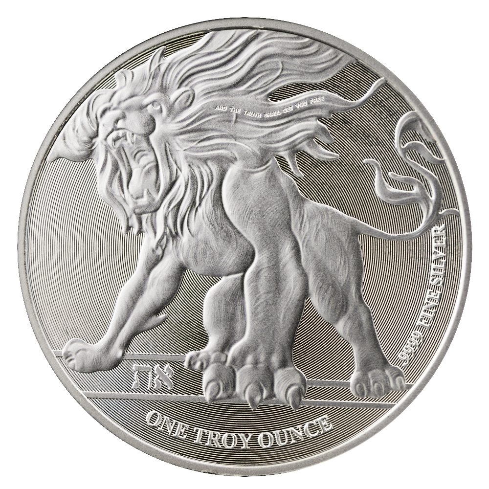 グリフォン(レアソフト) 2018 Roaring Lion Silver Coin Tube | MintCertified™