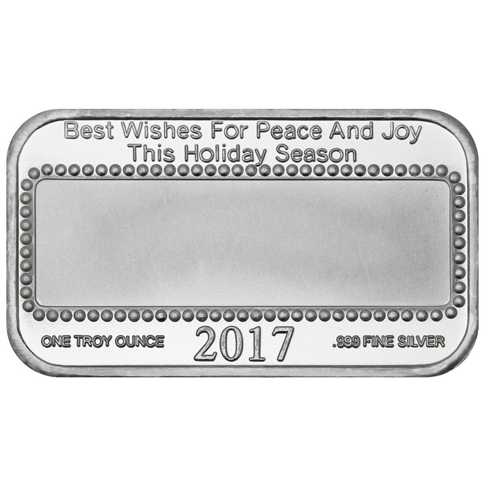 2017 Rejoice A Child is Born Silver Bar 1 oz