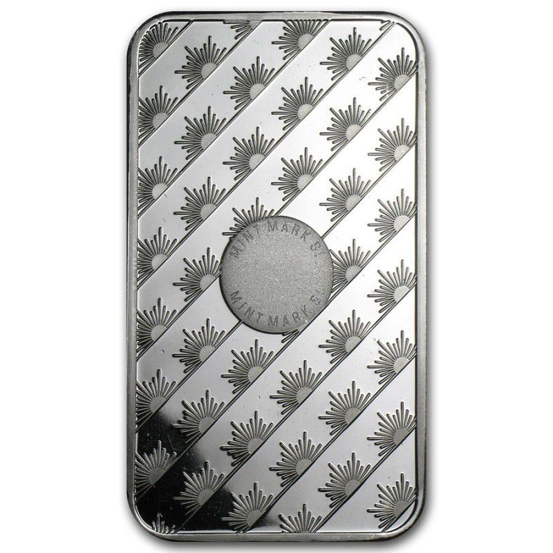 5 oz Sunshine Mint Silver Bar - Microengraved Security Feature