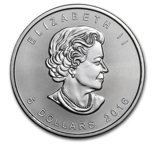 2016 Superman 1 oz Silver S-Shield Bullion Coin - $5 | Man of Steel