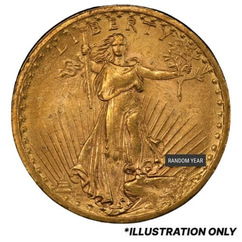 \u002420\u0020St.\u0020Gaudens\u0020Double\u0020Eagle\u0020Gold\u0020Coin\u0020\u0028BU\u0029\u0020No\u0020Motto\u0020\u002D\u0020Random\u0020Year