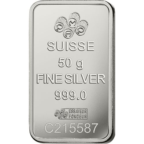 50 Gram Pamp Suisse Lady Fortuna Silver Bar
