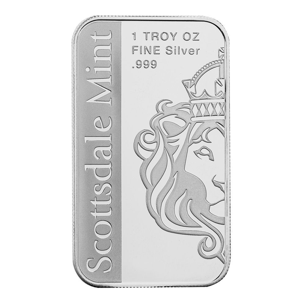 1 oz Scottsdale Mint Silver Bar - Archangel Michael