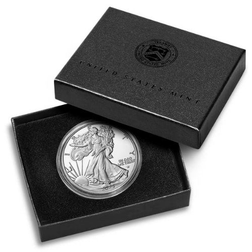 2023-S 1 oz American Silver Eagle Proof Coin with Box & COA