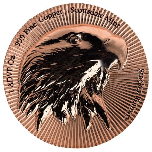 Buy 1 oz Eagle Stacker Proof Copper Round | SD Bullion