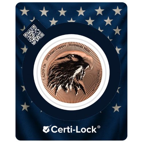 Buy 1 oz Eagle Stacker Proof Copper Round | SD Bullion