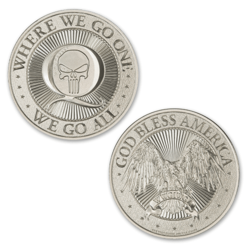 Qanon銀貨　1オンス　1枚 Buy 1 oz Qanon Silver Round | SD Bullion