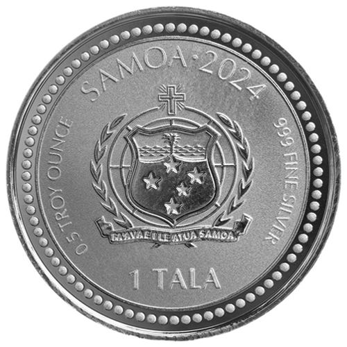 2024 1/2 oz Samoa Silver Dragon Coin