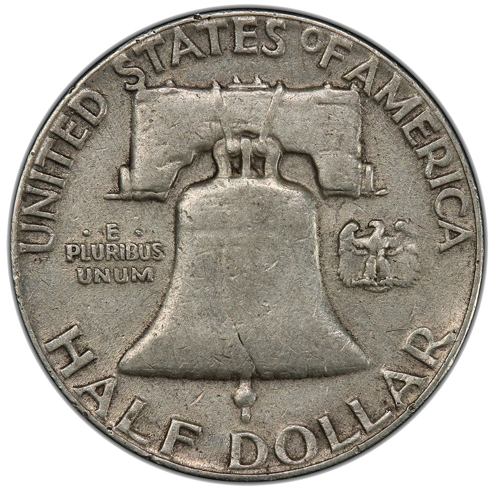 $10 Face - 90% US Silver Franklin Half Dollars